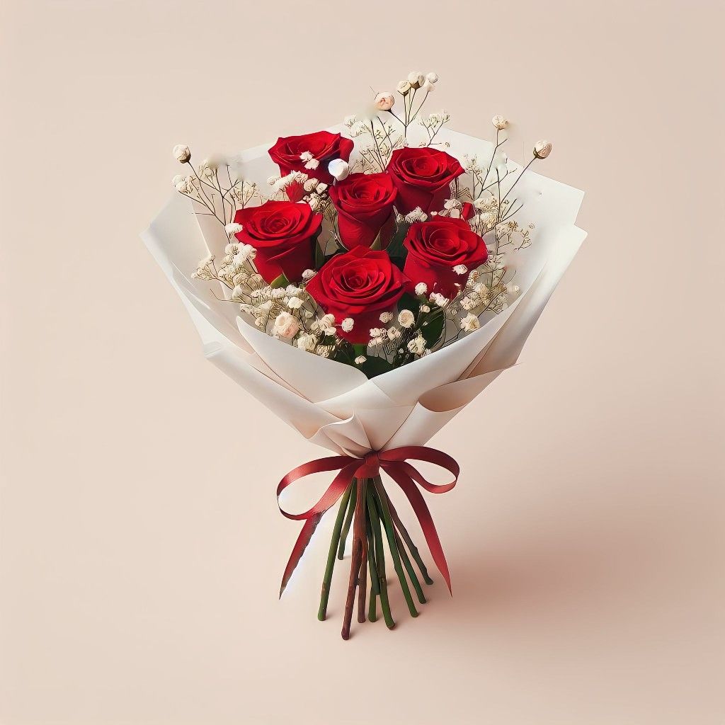 Red Rose Bouquet — photo 3