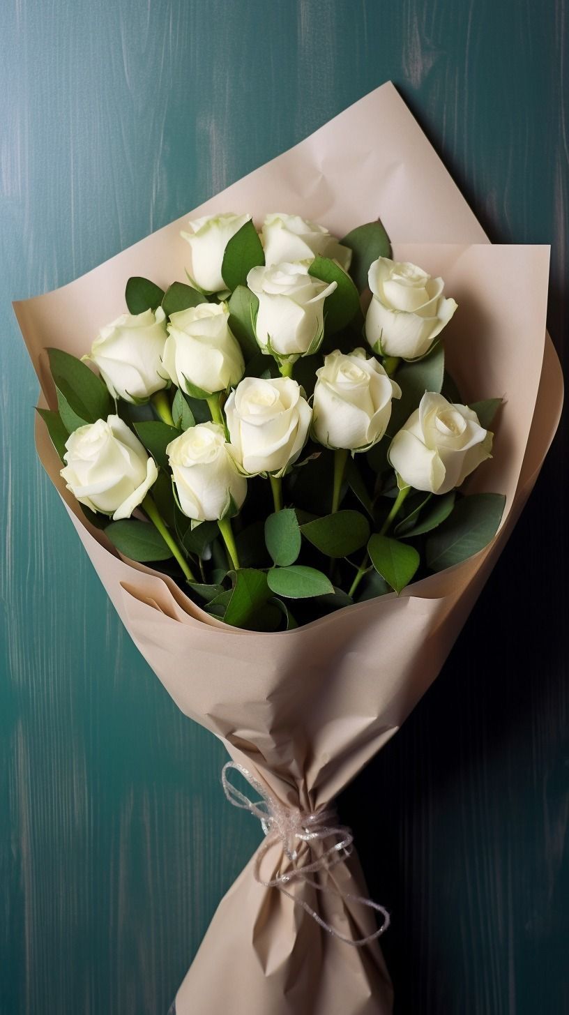 White Rose Bouquet — photo 2