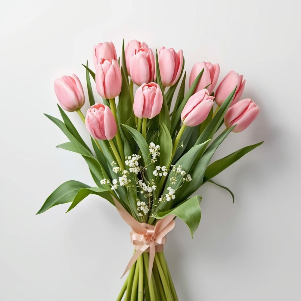 Pink Tulip Bunch