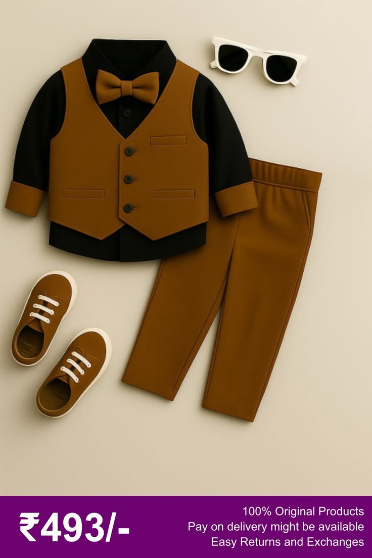 Baby Gentleman Tuxedo Romper — photo 6