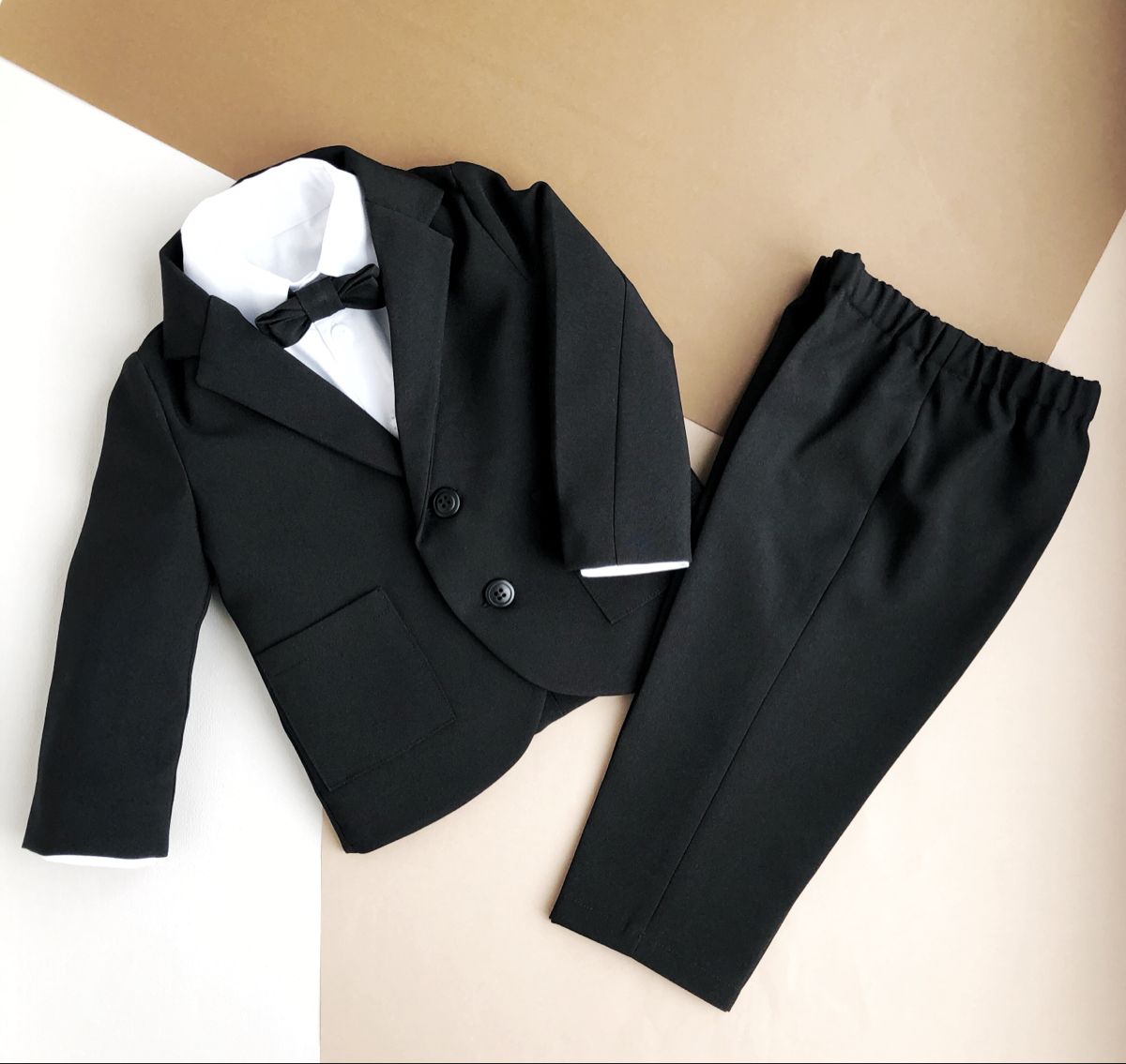 Baby Gentleman Tuxedo Romper — photo 5