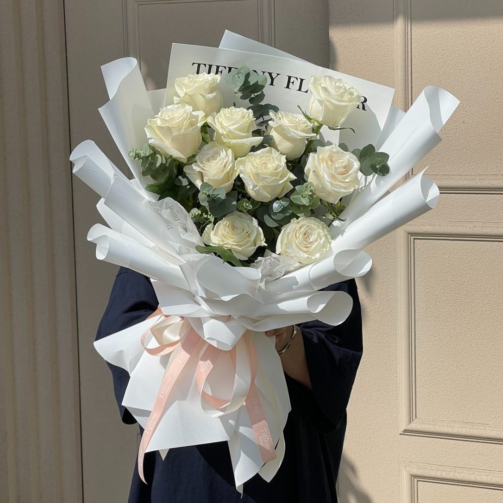 White Rose Bouquet