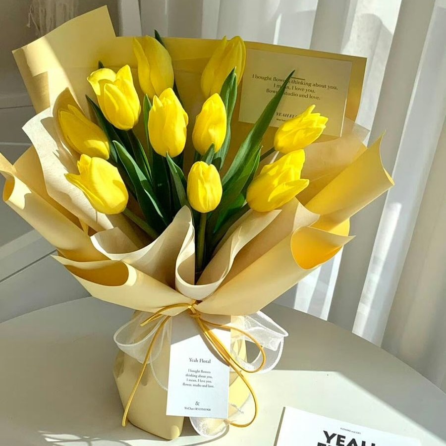 Yellow Tulip Bunch