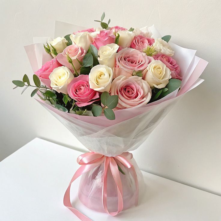 Pink Rose Bouquet — photo 3