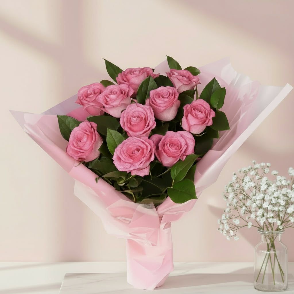 Pink Rose Bouquet — photo 2