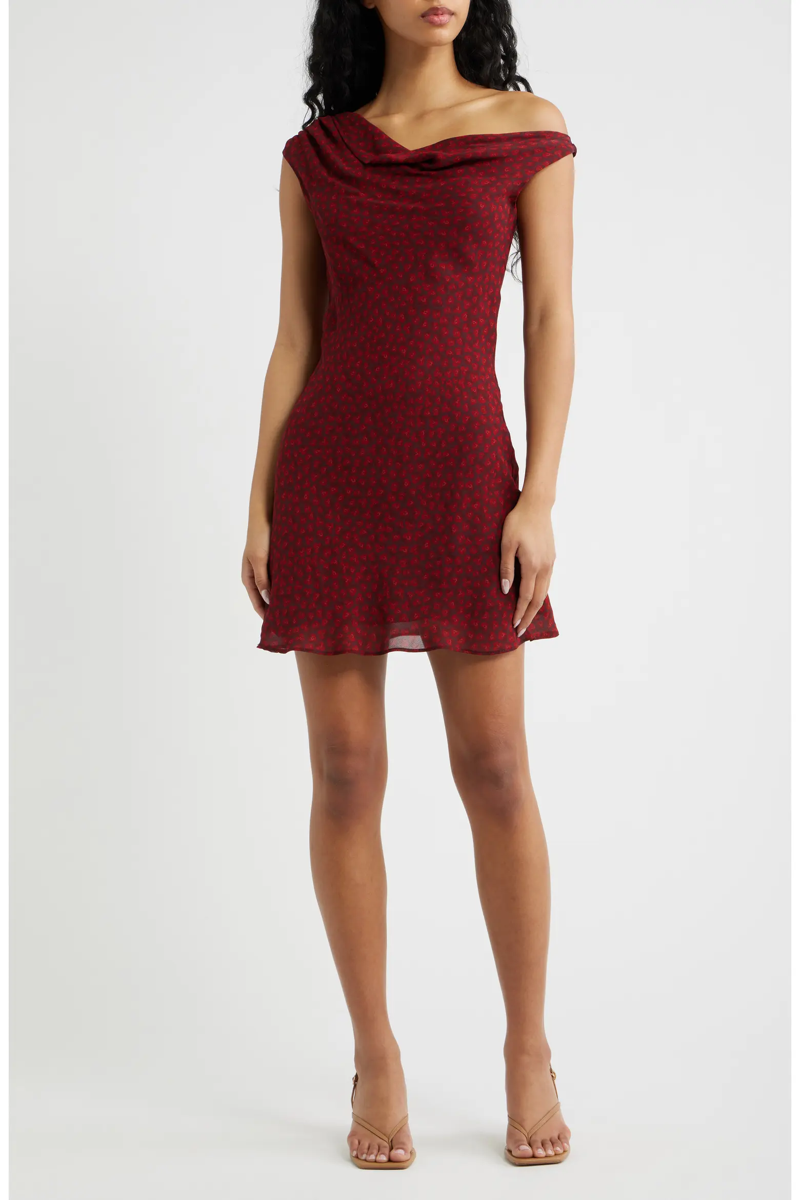 Kristine Floral Sleeveless Georgette Minidress